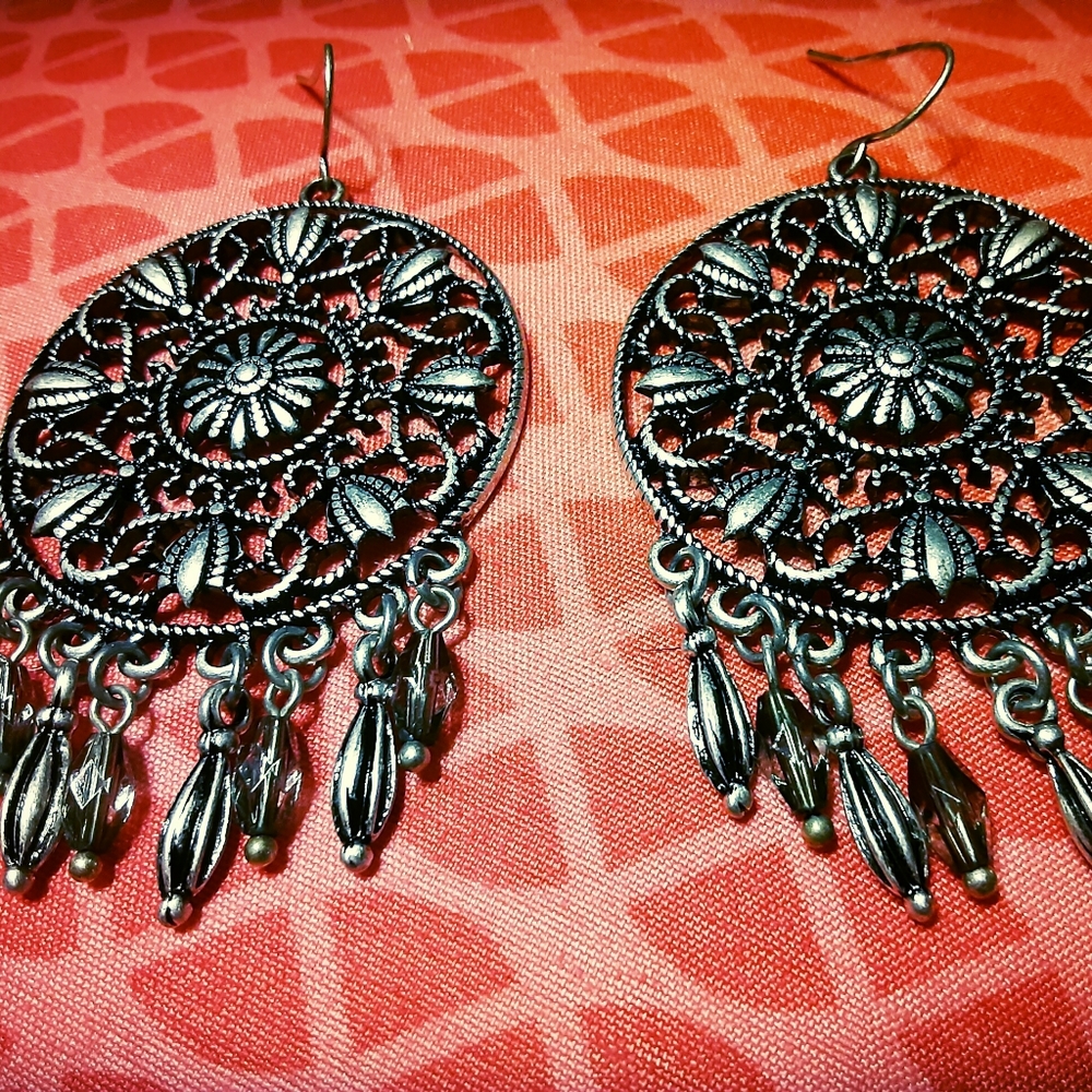 Boho Western Dream Catcher Earrings